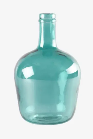 Affaire À Saisir Vase 'Dame Jeanne' bleu canard 4L